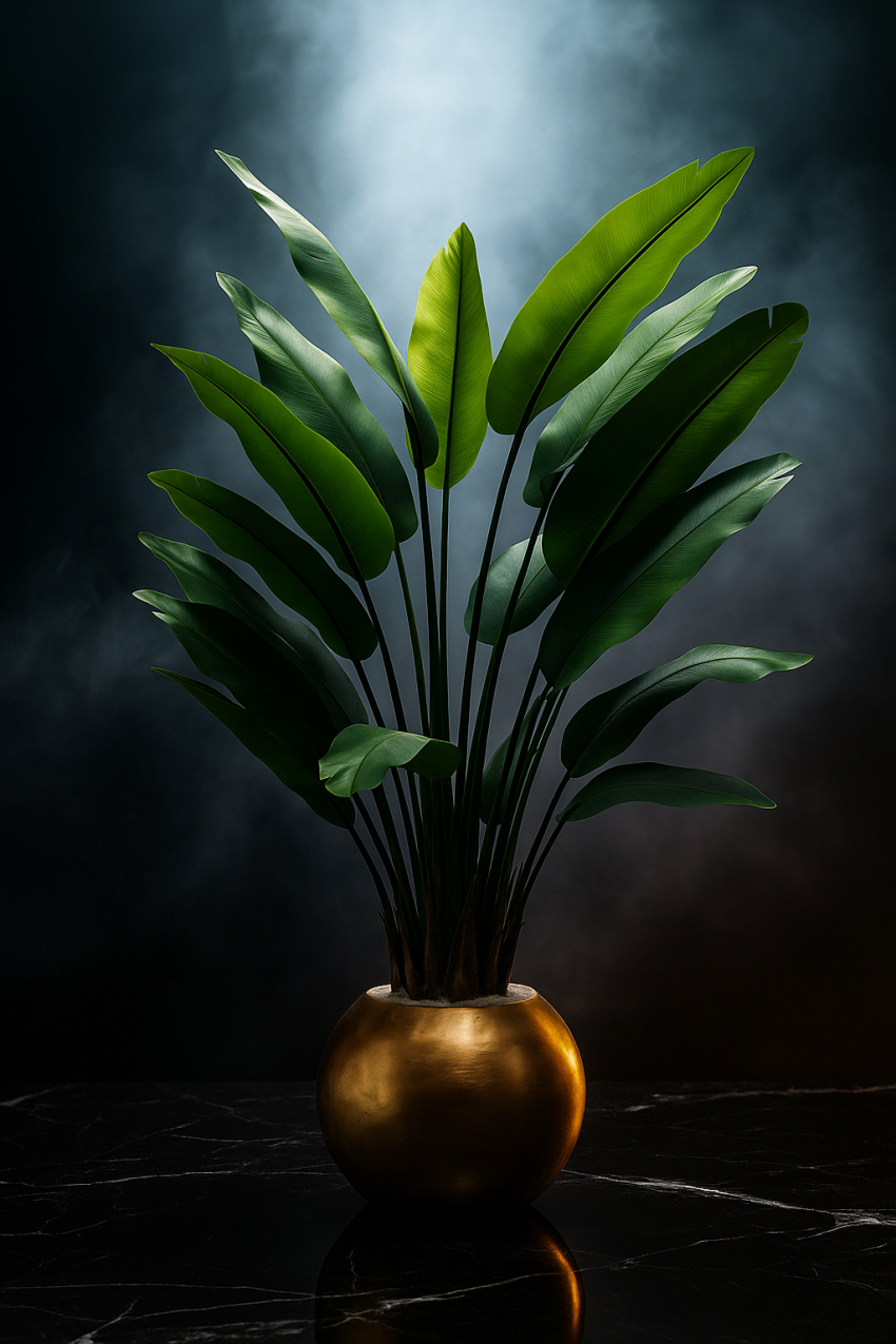 درختچه مصنوعی پرنده بهشتی نیکولای [ 33 برگ ]