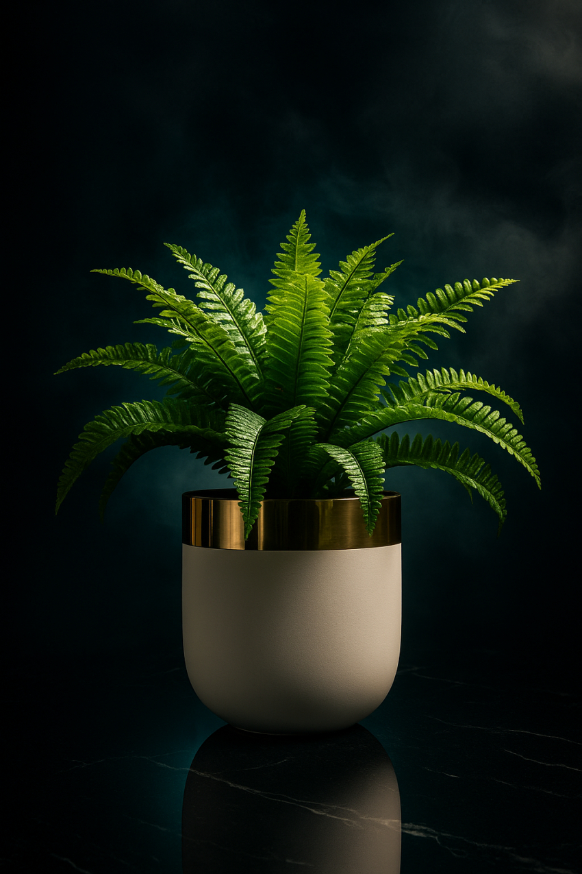 بوته مصنوعی سرخس بدون گلدان