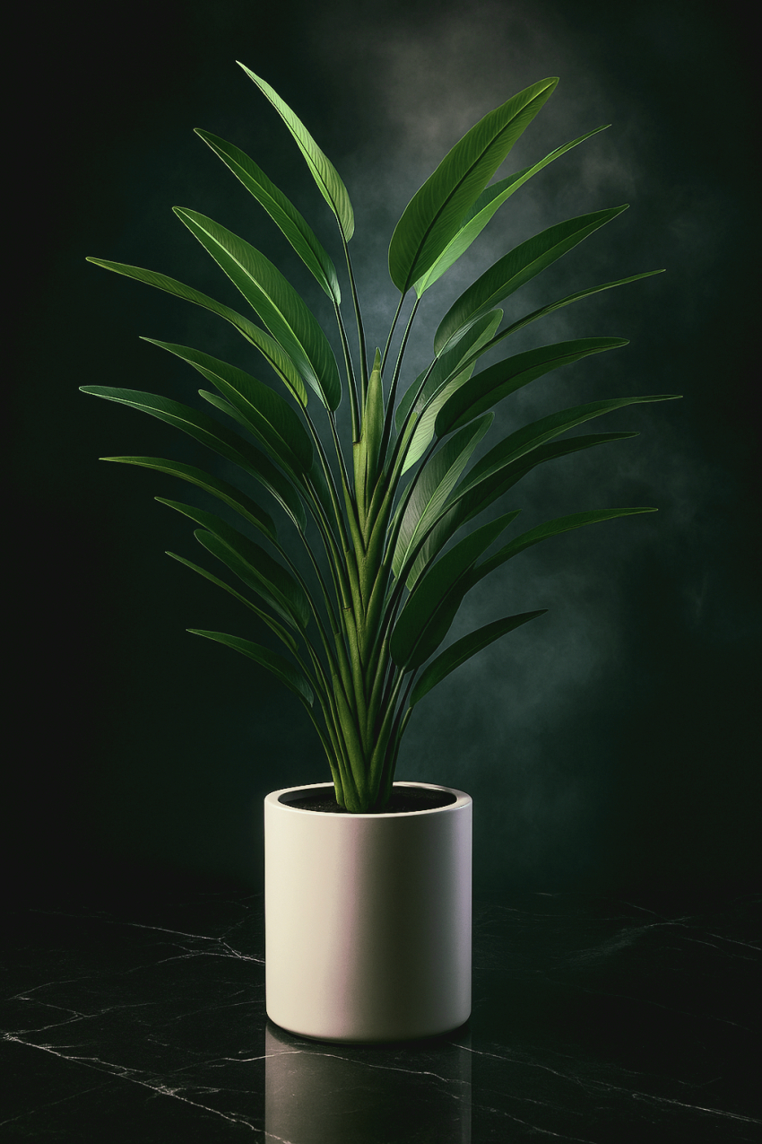 درختچه مصنوعی پرنده بهشتی [ برگ سوزنی ]