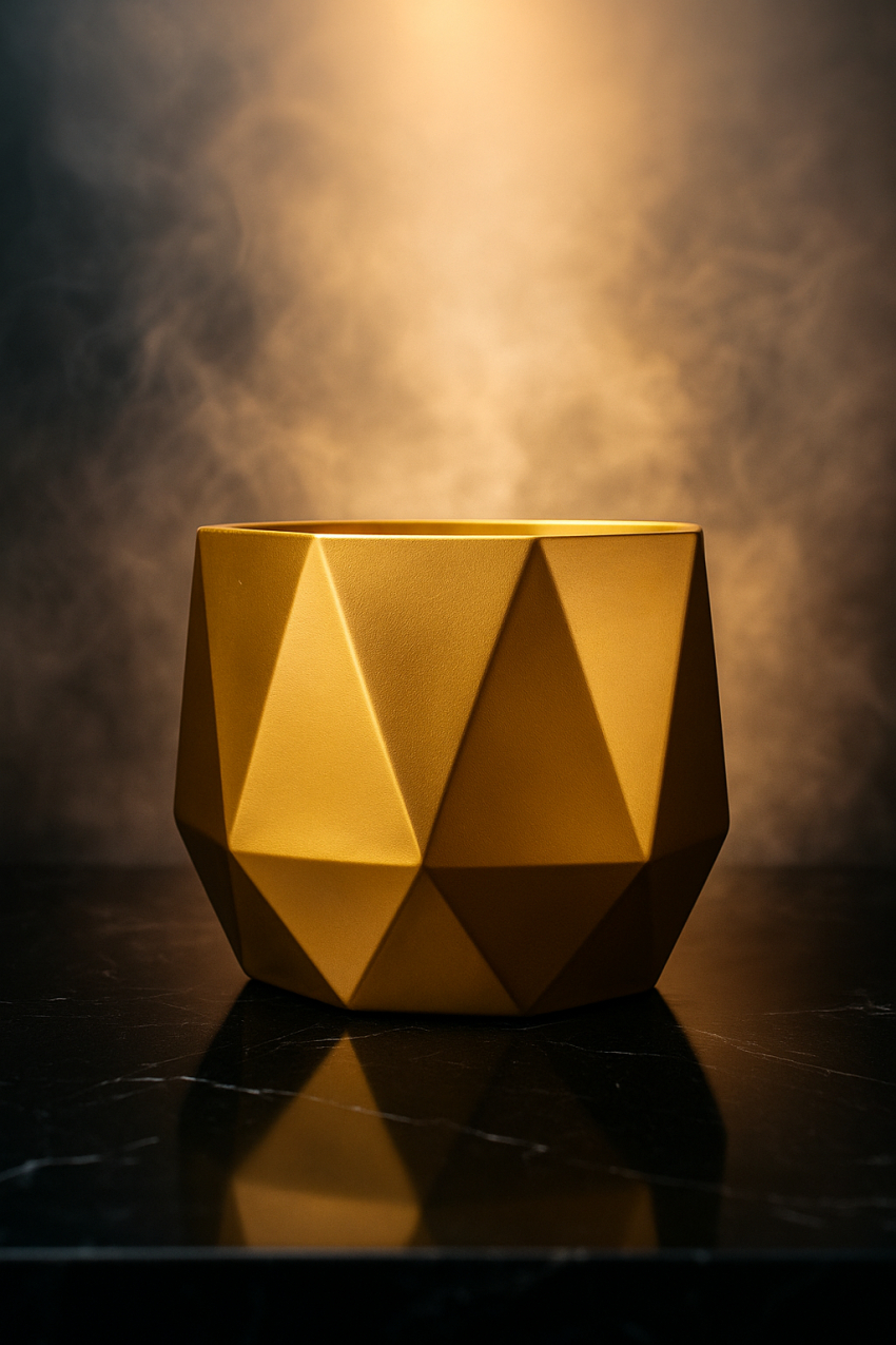 گلدان فایبر گلاس الماسی