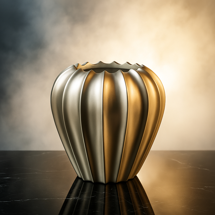 گلدان فایبر گلاس kine