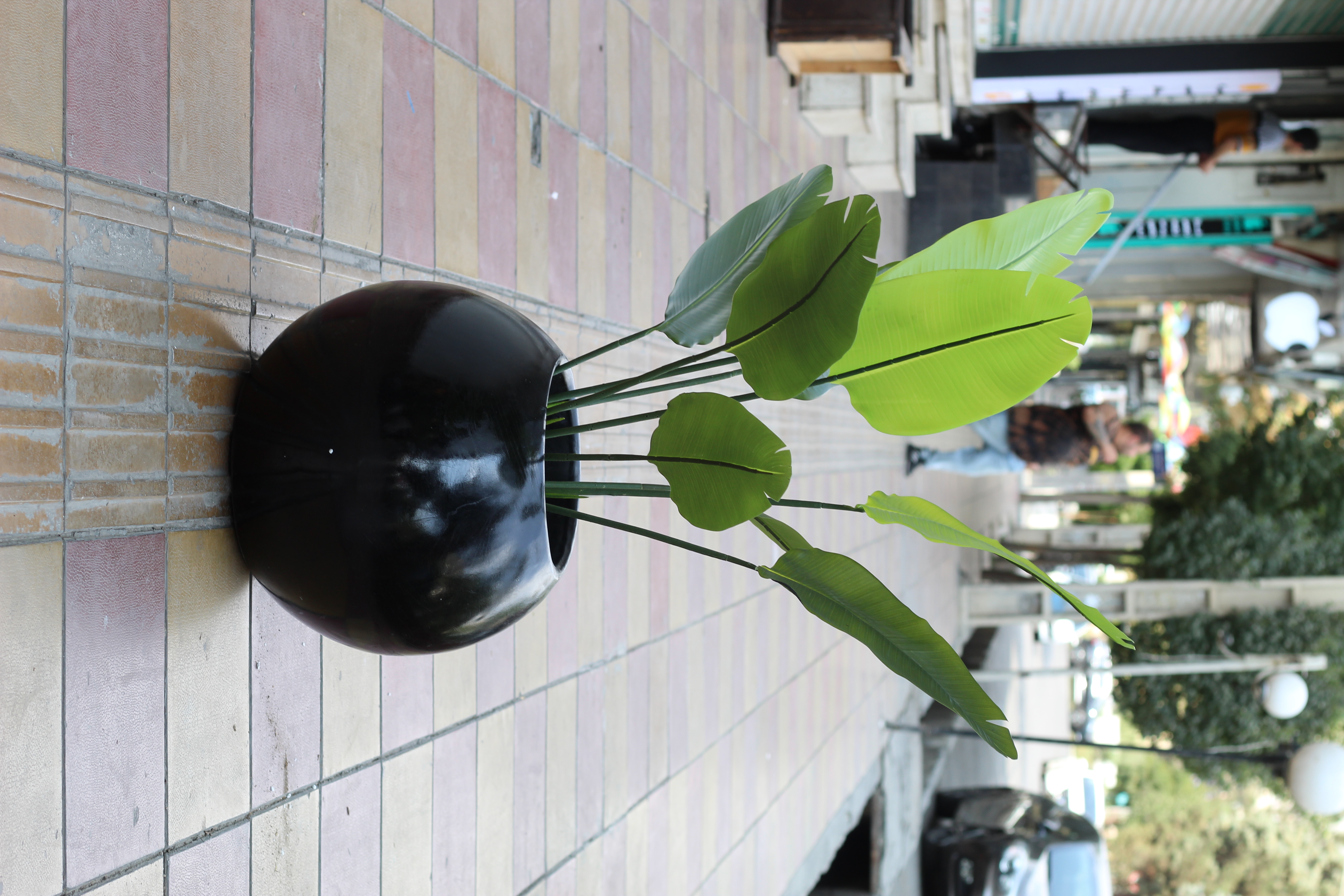 درختچه مصنوعی پرنده بهشتی نیکولای [ 9 برگ ]